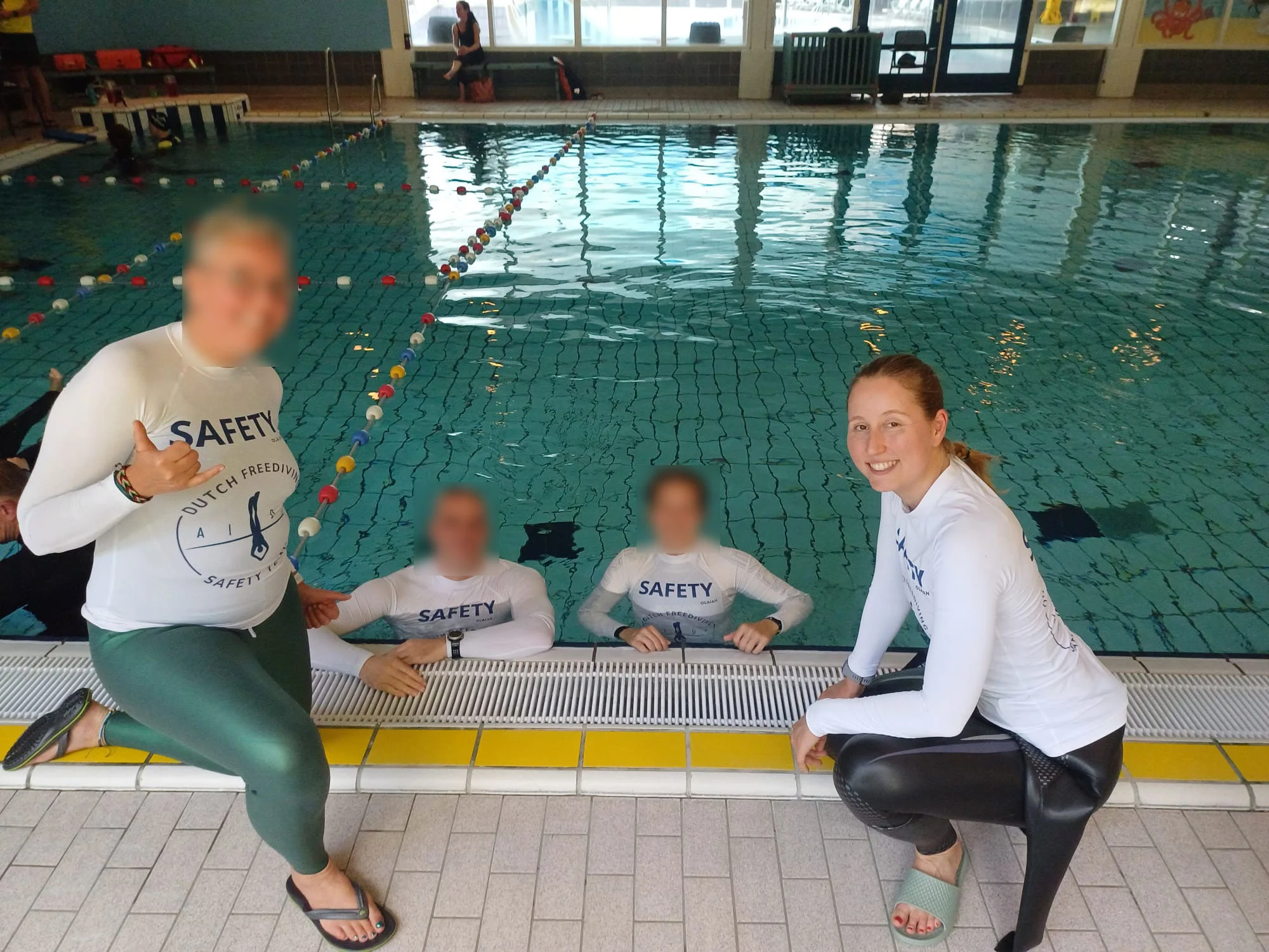 Blue Mind Freediving training session in Amsterdam - Freediver in the pool - Photo 18